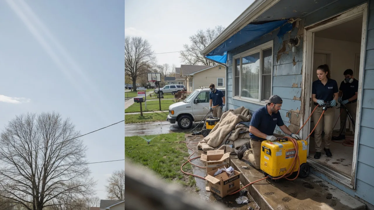Basement Flood Cleanup in Garrison, KY near me